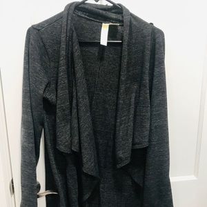 Grey cardigan